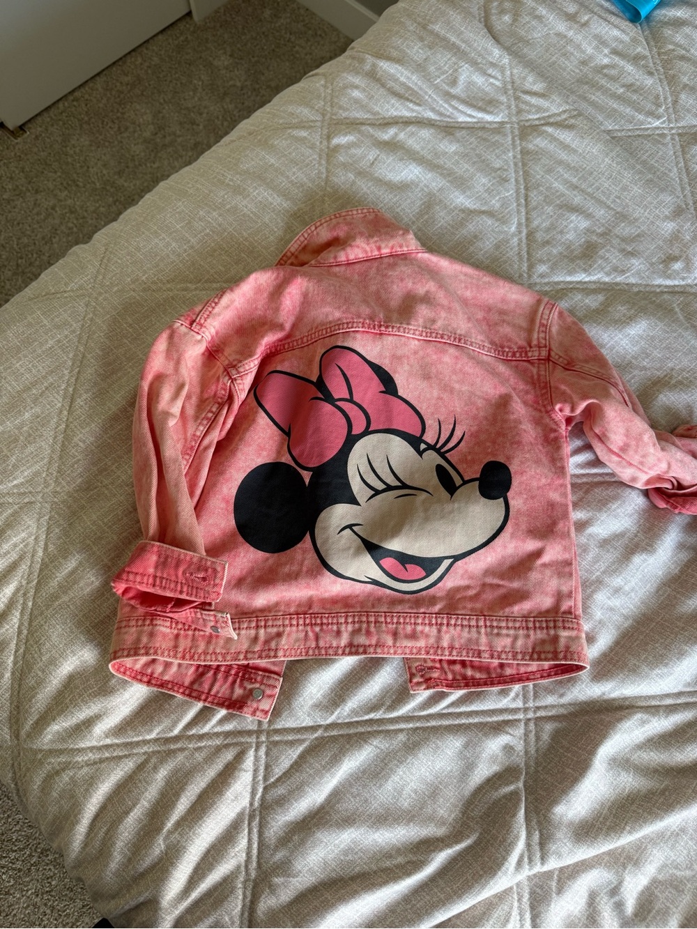Pink Minnie Mouse Denim Jacket for Kids